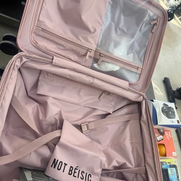 BEIS Blush Pink Hardshell Suitcase - Picture 5 of 5